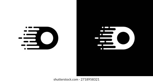 Un icono estilizado de la letra O con múltiples líneas de velocidad que se extienden desde ella, simbolizando la rapidez, la velocidad o la transferencia rápida de datos.
