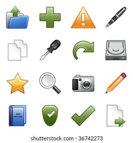 Stylized icons set 03