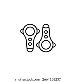 Stylized Illustration Of Abstract Geometric Shapes With Circular Elements