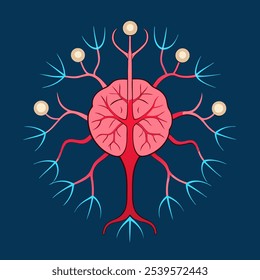 A stylized illustration of a brain tree, symbolizing the interconnectedness of thought and knowledge. The intricate branches represent the pathways of ideas.