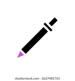 Stylized illustration of a color picker tool with minimalist design elements