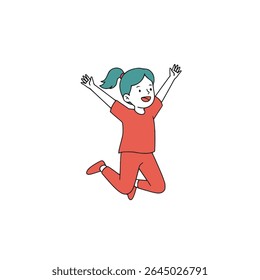 A stylized illustration of an elf, possibly dancing or in a celebratory pose.