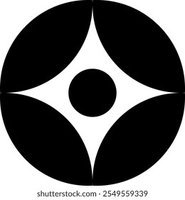 Stylized Illustration of a Flower