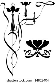 stylized illustration of the flowers
