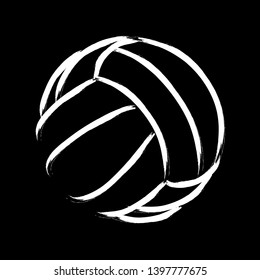 バレーボールの背景にスタイル化されたイラストの手描き スポーツのベクター画像 のベクター画像素材 ロイヤリティフリー Shutterstock
