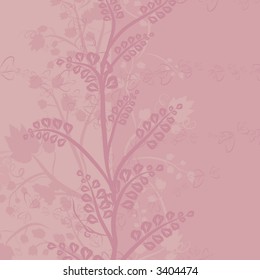 A stylized illustration of leaves in a framed background; no Gradients
