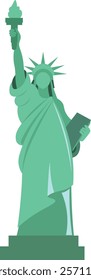 Stylized Illustration of the Statue of Liberty