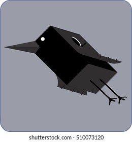stylized image of a bird
