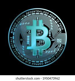 stylized image of digital currency coin