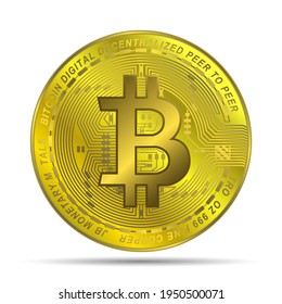 stylized image of digital currency coin