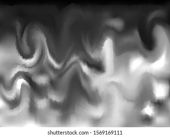 Stylized image of the movement of smoke in the atmosphere. Abstract spiral swirling diffuse pattern