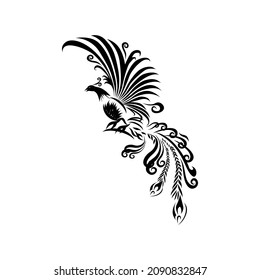 Stylized image of Phoenix in black and white
