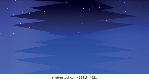Stylized image of the starry sky with a gradient from dark blue at the top to lighter blue at the bottom