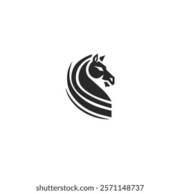 Stylized Knight Chess Horse Logo - Elegant Vector Designs, These designs showcase timeless chess symbolism with a modern twist, ideal for branding, marketing, or merchandise.