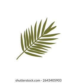 Logotipo y Vector estilizados de la palmera de la hoja
