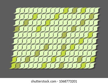 stylized leaf pattern