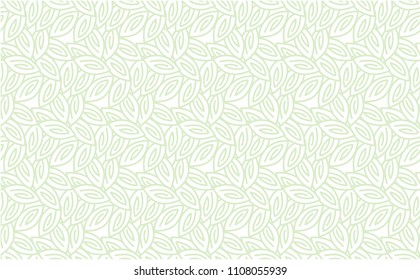 Stylized Leaf Pattern Geo