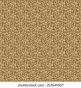 stylized leaves carpet
