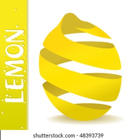 Stylized lemon