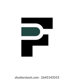 Stylized Letter F Logo – Flat, Modern, and Abstract Vector Icons
