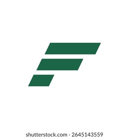 Stylized Letter F Logo – Flat, Modern, and Abstract Vector Icons