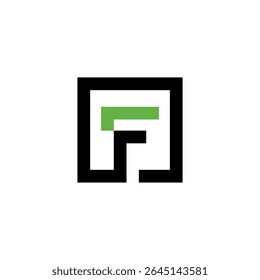 Stylized Letter F Logo – Flat, Modern, and Abstract Vector Icons