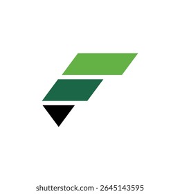 Stylized Letter F Logo – Flat, Modern, and Abstract Vector Icons