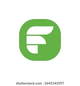Stylized Letter F Logo – Flat, Modern, and Abstract Vector Icons