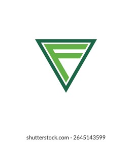 Stylized Letter F Logo – Flat, Modern, and Abstract Vector Icons