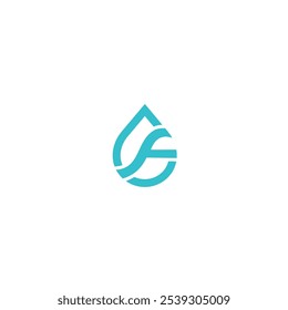 A stylized letter "F" logo, formed within a teardrop shape. The logo is blue, suggesting water or freshness. The letter "F" appears to be flowing within the teardrop