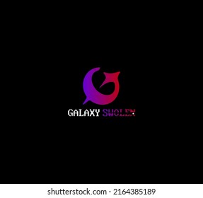 Stylized letter "G" on the theme of the galaxy and space.