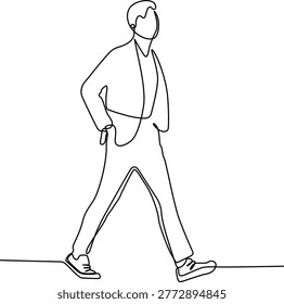 A stylized line drawing