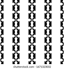 Stylized lines seamless ornament. Stripes pattern. Tribal motif. Ethnic background. Folk image. Geometric ornate. Digital paper, textile print, web design, abstract illustration. Vector artwork.