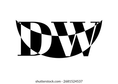 ein stilisiertes Logo mit den Buchstaben "DW"