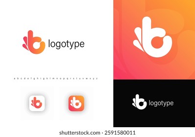 Stylized logo - hand showing sign that everything is ok, everything fine, symbol of approval or appreciation that means everything is great, no problems. Fingers symbol. Vector illustration.