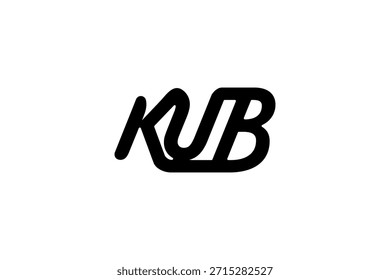 Logotipo estilizado para la letra KUB