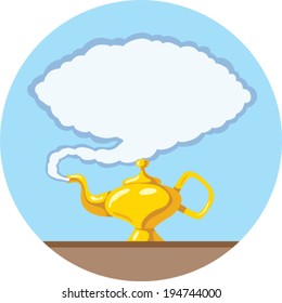 Stylized Magic lamp Stylized Magic lamp 