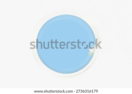 Stylized Map of Cape Verde with Neighboring Areas. Map in a modern, minimalistic style with soft gradient colors.