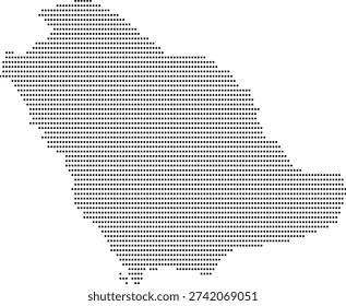 Mapa estilizado Arabia Saudita