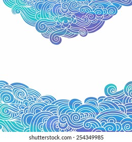 Stylized marine background