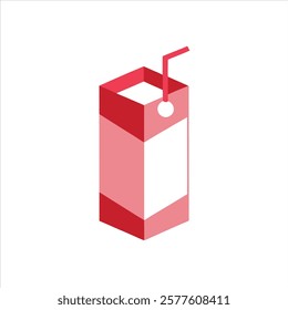 Stylized Milk Carton Vector for Logos and Packaging Design