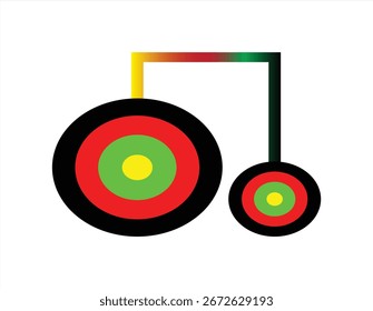 Un icono estilizado y moderno que representa un tractor, simbolizando la agricultura inteligente, la tecnología agrícola y la agricultura de precisión. Ideal para la agrotecnología, la robótica y la producción sostenible de alimentos.