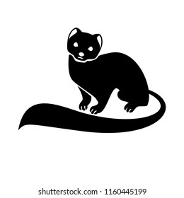 Stylierte monochrome Vektorillustration einzeln auf dem Herd