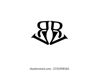 stilisiertes Monogramm-Logo mit den Buchstaben 'R' und 'B'.
