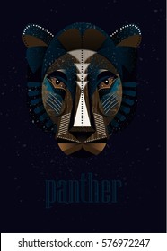 stylized muzzle panther