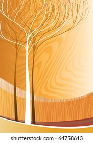 Stylized nature theme background