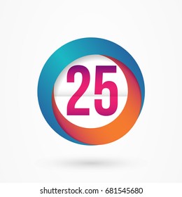 plantilla de diseño estilizada número 25