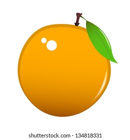 Stylized orange illustration.