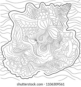 stylized ornamental shell