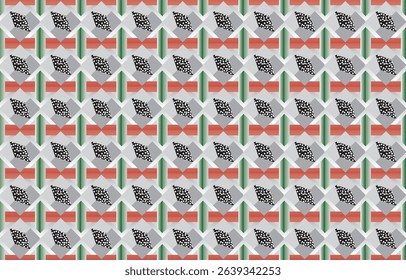 Stylized pattern printing for clothing. Trendy, contemporary ethnic seamless pattern, embroidery cross, diamonds, chevrons.
